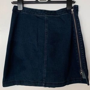 Free People Denim Mini Skirt, Sz 12 NWOT